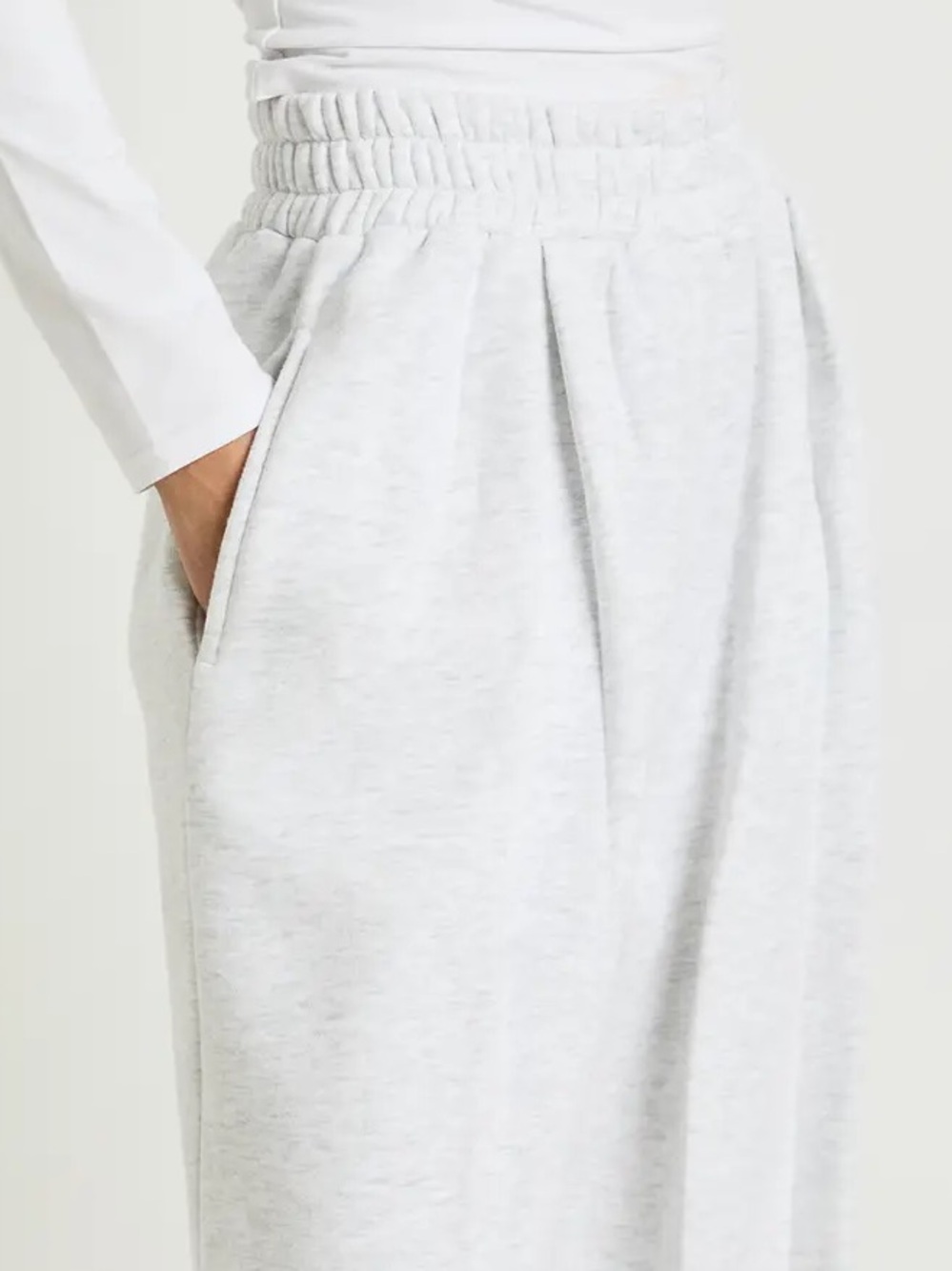 BOOHOO new High Waist Pleated Straight Leg Tall Jogger - Picture 8 of 12